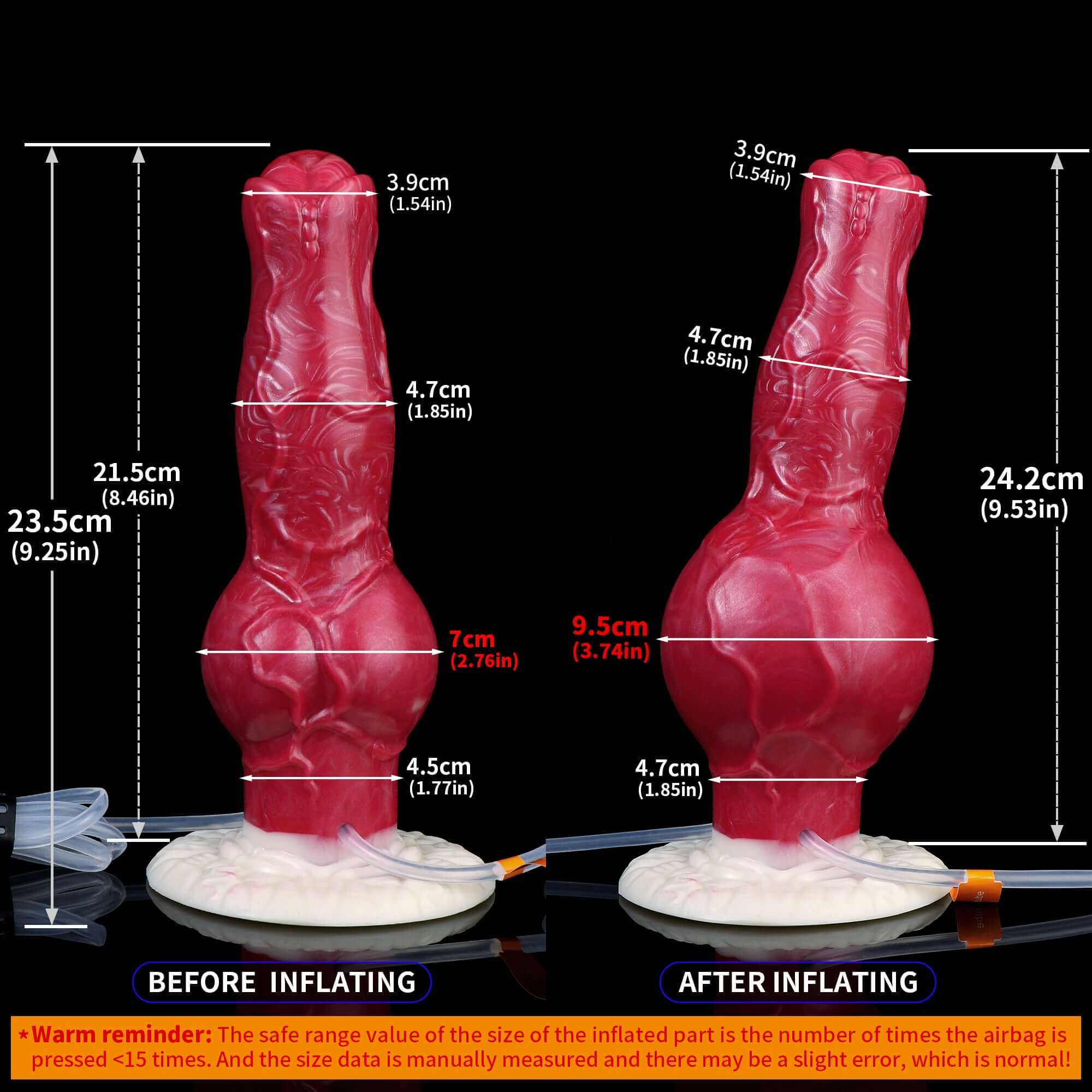 Cerberus - Ejaculating Inflatable Dildo XL - Image 3