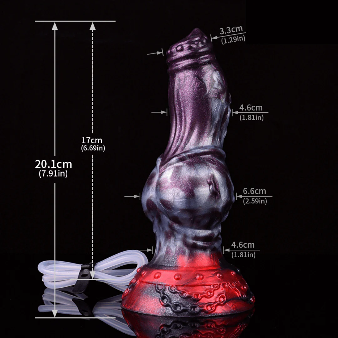 Dark Ice Monster Ejaculating Dildo - Barbegazi - Image 3