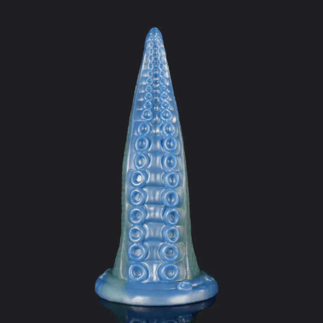 Deep Blue Octopus Tentacle Dildo - Image 3