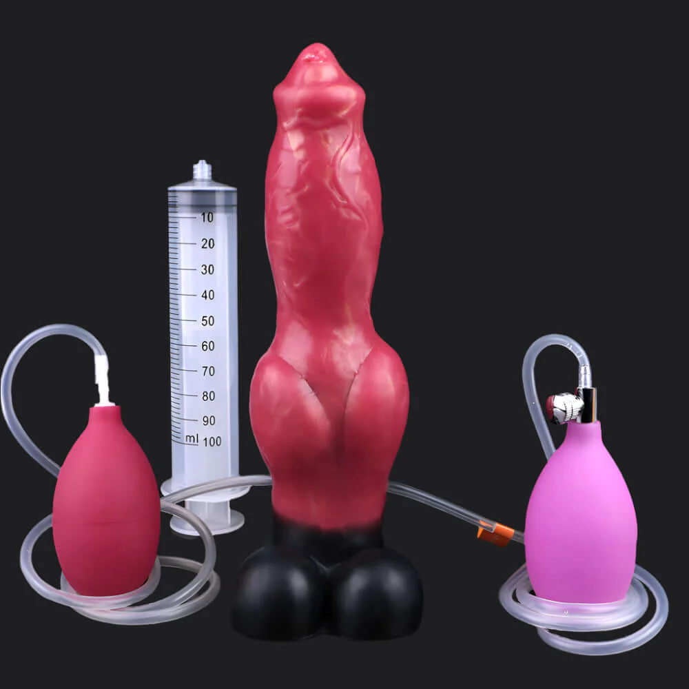 German Shepherd - Ejaculating Inflatable Dildo - Image 3