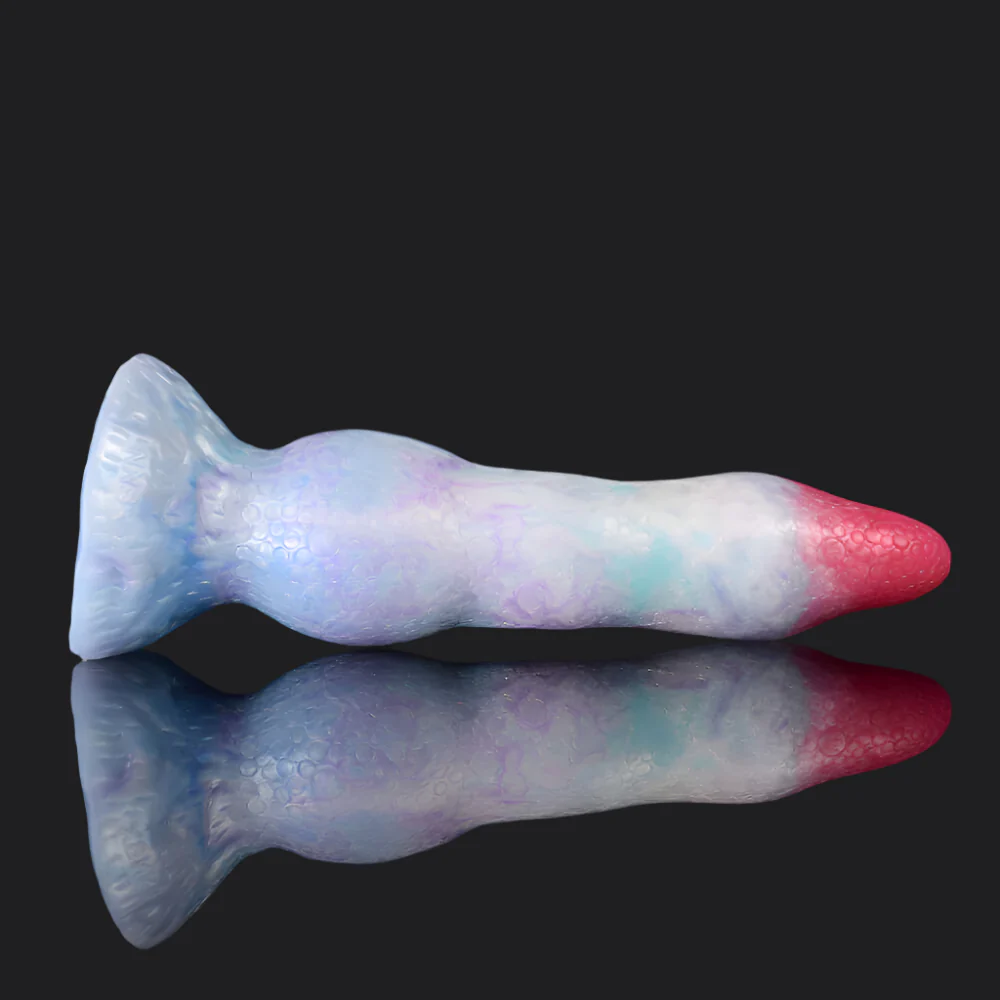 Icy Blue Tentacle Monster Dildo - Image 3