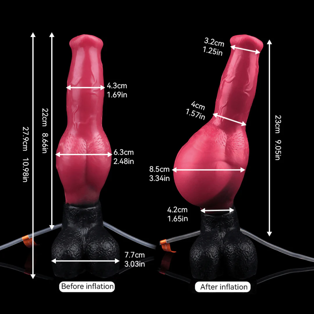 Orthrus – Ejaculating Inflatable Dog Dildo - Image 5